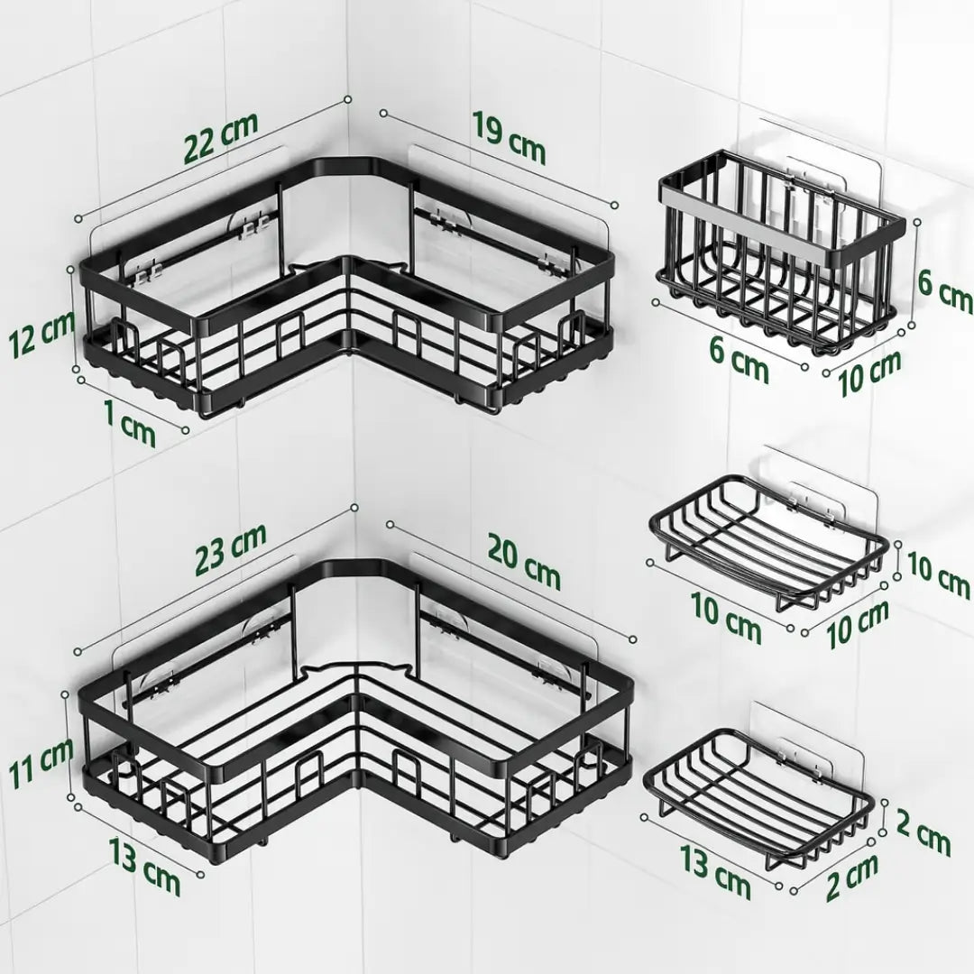 Set de Esquineros Adhesivos | Orden sin perforar tu pared