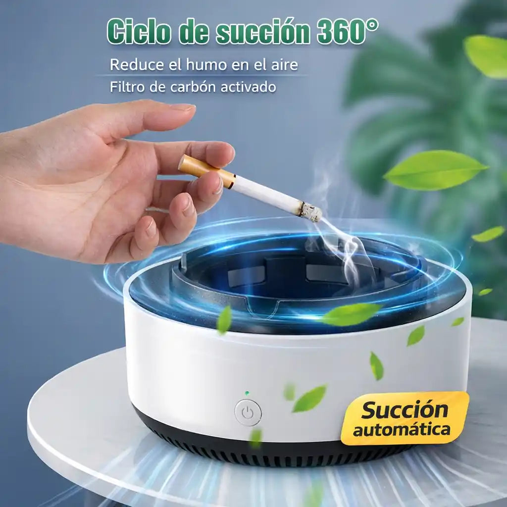 SmokeLess® | Cenicero Inteligente Antihumo que ayuda a mantener tu espacio más agradable