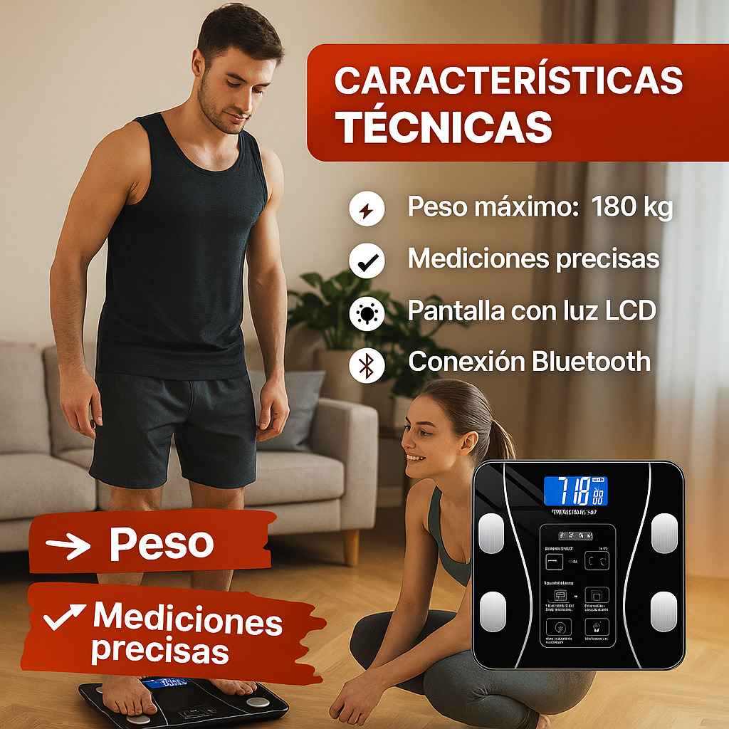 BodyTrack® Smart Báscula Inteligente