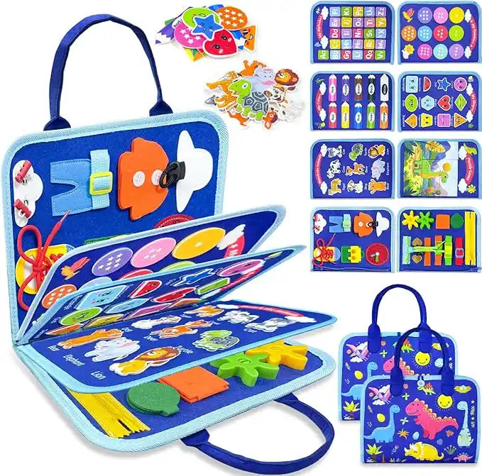 SmartBusy® – Libro Educativo Montessori | Entretiene, estimula y calma sin pantallas