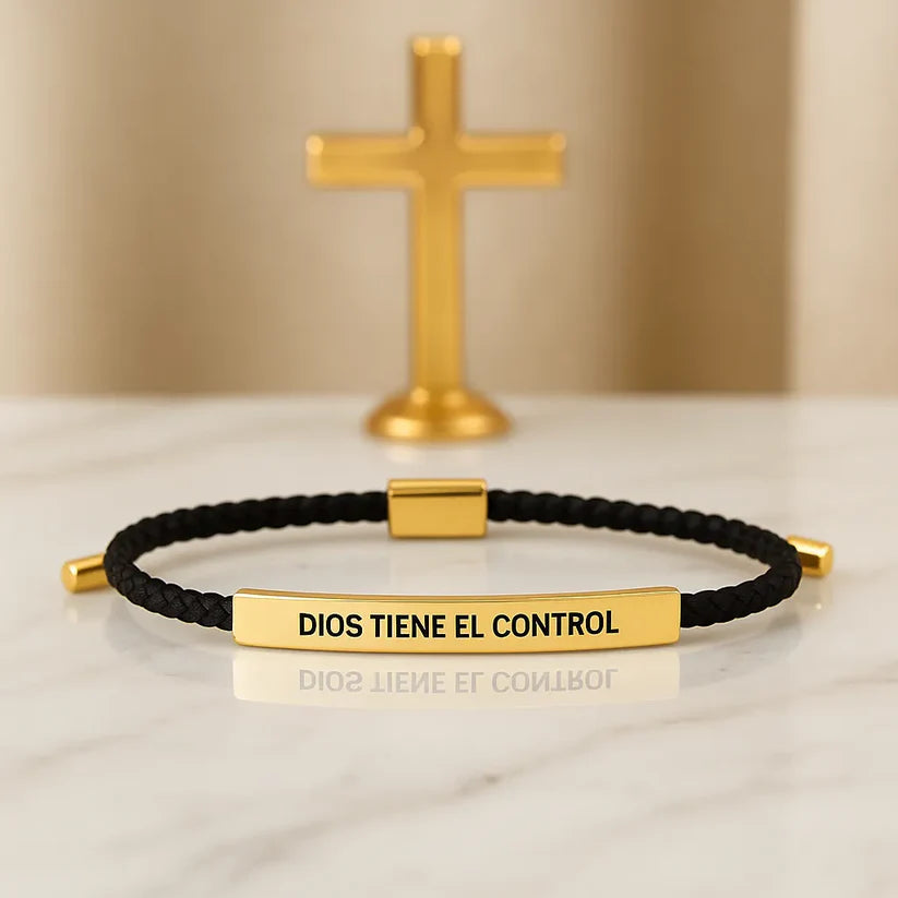 FaithBand® – Pulsera “Dios Tiene el Control” | Tu ancla de fe y fortaleza diaria