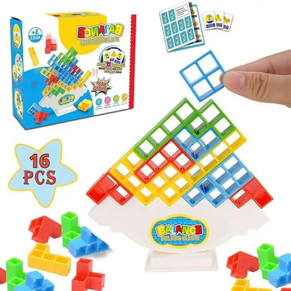 STACKING GAME® Juego de Equilibrio Tetra – Diversión inteligente para todas las edades