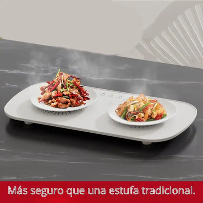 WarmPlate® – Placa Calefactora Eléctrica | Mantén tu comida caliente sin estufa