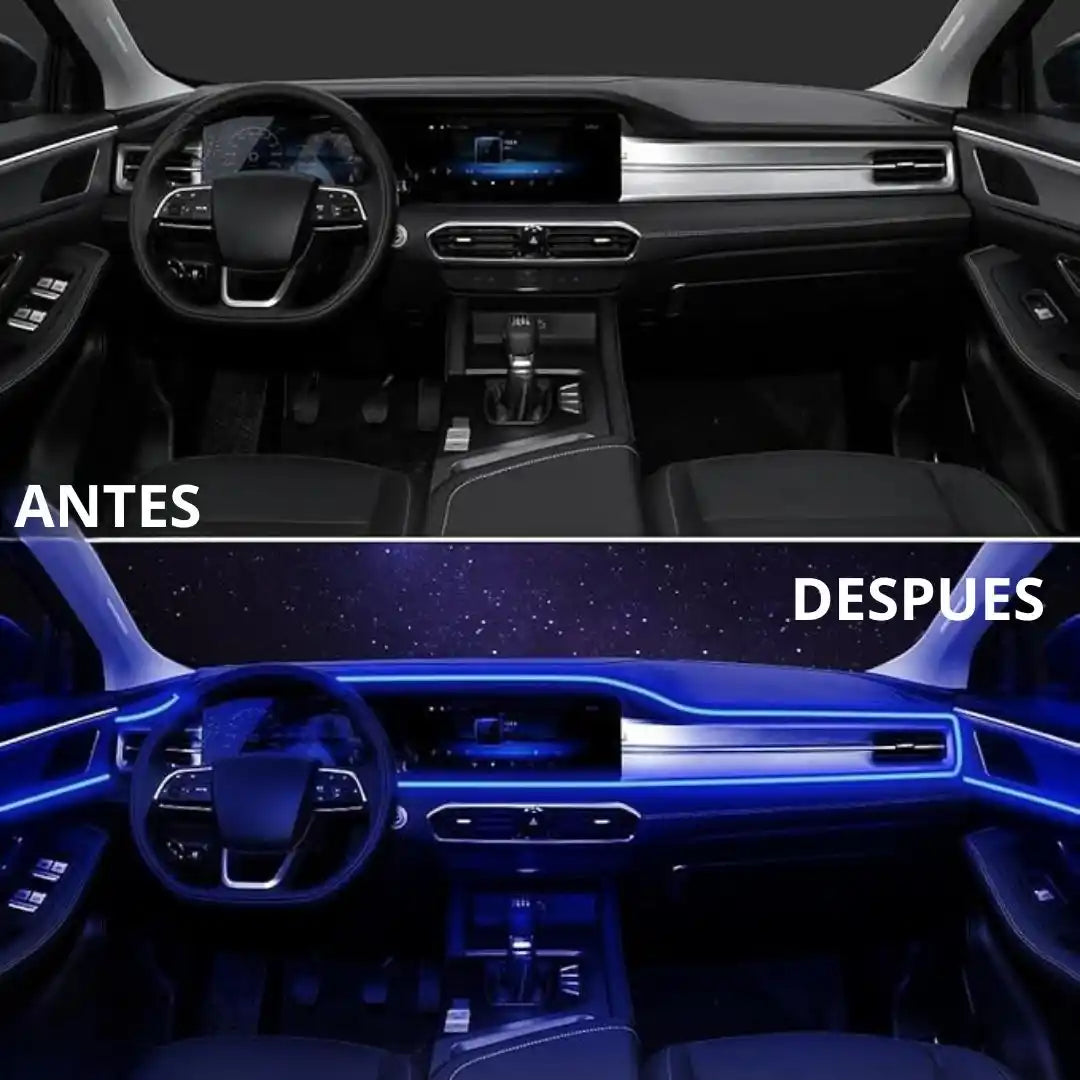 GlowLine® – Luces LED para Carro (Iluminación Interior Premium en Minutos)