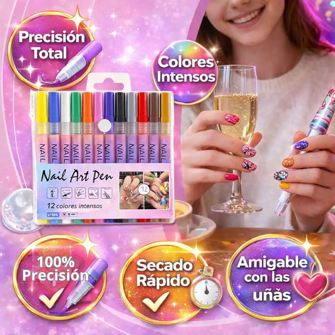 NailPro® – Marcadores de Arte para Uñas | Diseño fácil, preciso y con acabado profesional