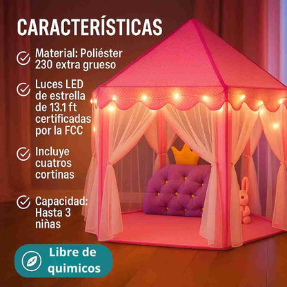 MagicCastle® – Castillo de princesas + Luces led