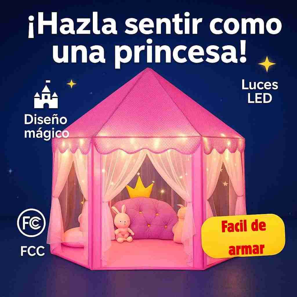 MagicCastle® – Castillo de princesas + Luces led