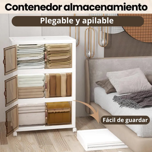 Contenedor Móvil Plegable y Apilable