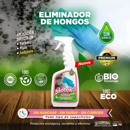 BIOTEK 500 ML | Elimina hongos, humedad y malos olores