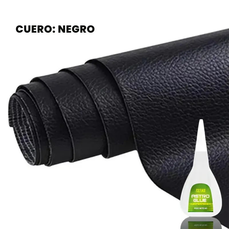 ROLLO DE CUERO AUTOADHESIVO + PEGAMENTO PARA REAFIRMAR