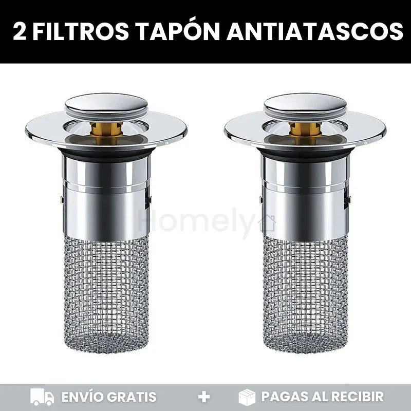 2 Filtros Tapón Antiatascos