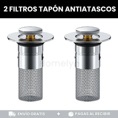 2 Filtros Tapón Antiatascos
