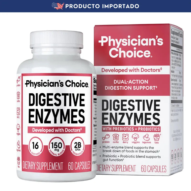 Enzimas Digestivas con Probióticos