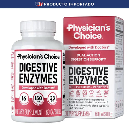 Enzimas Digestivas con Probióticos