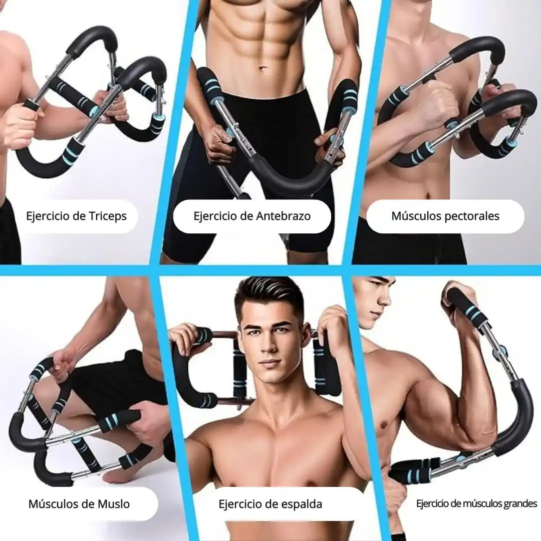 Twister Arm® – Barra para Entrenar  pecho y brazos con resistencia ajustable
