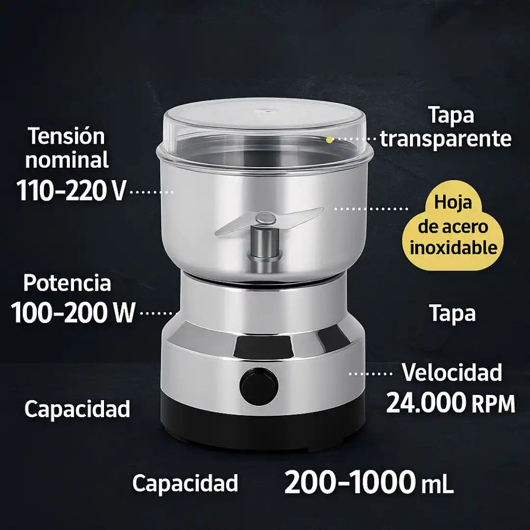 RAF® Electric Grinder – Molino Eléctrico para Café y Granos