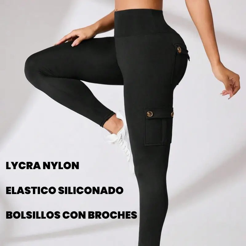LEGGINGS CARGO CON REALCE Y CONTROL | Estiliza tu figura con comodidad