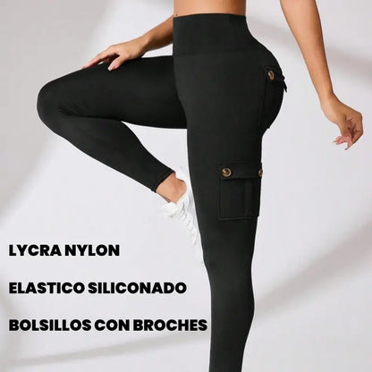 LEGGINGS CARGO CON REALCE Y CONTROL | Estiliza tu figura con comodidad
