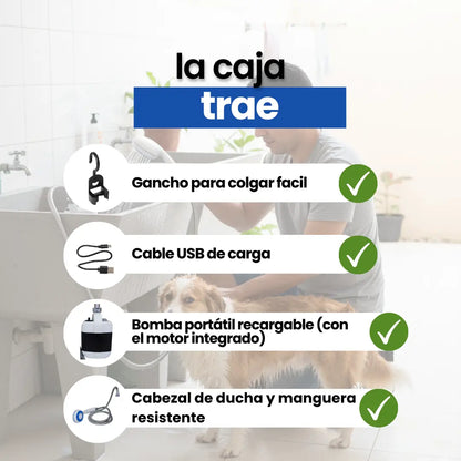 Ducha Portátil Recargable