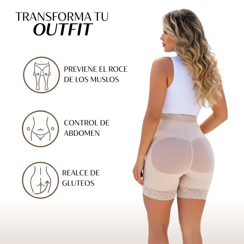 SHORT MOLDEADOR CON REALCE