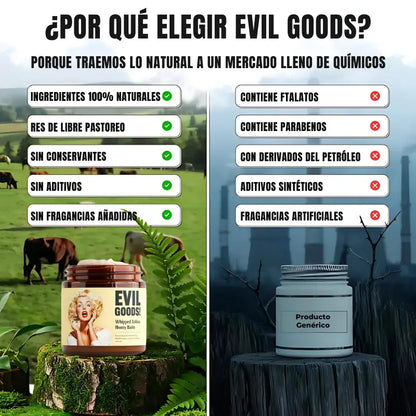 EVIL GOODS | SEBO DE RES 100% NATURAL (PRODUCTO IMPORTADO)