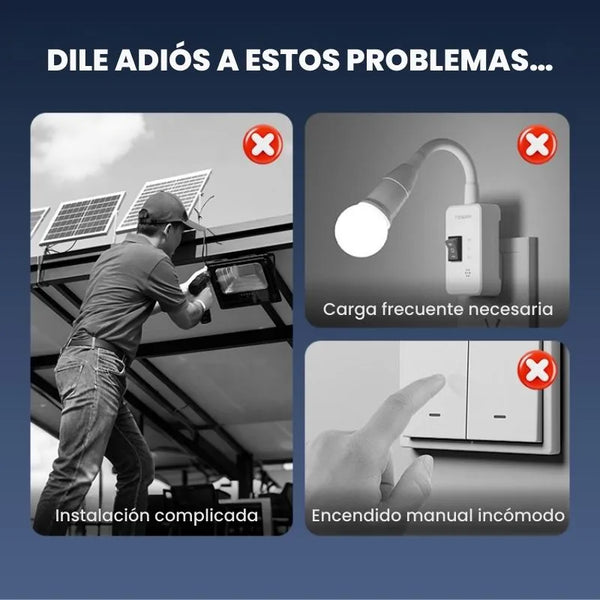 SolarClip®  Luz inteligente que te cuida y ahorra
