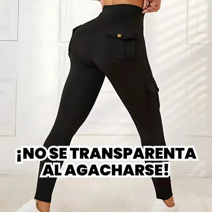 LEGGINGS CARGO CON REALCE Y CONTROL | Estiliza tu figura con comodidad
