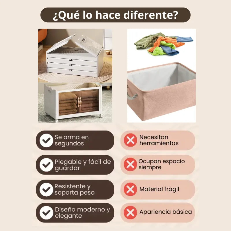 Contenedor Móvil Plegable y Apilable