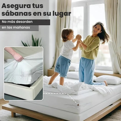 4 Sujetadores de Sábanas Lock® | Tu cama siempre perfecta