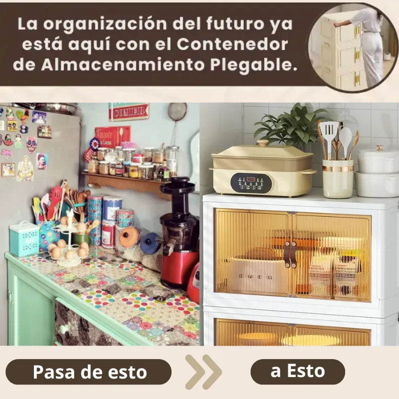 Contenedor Móvil Plegable y Apilable