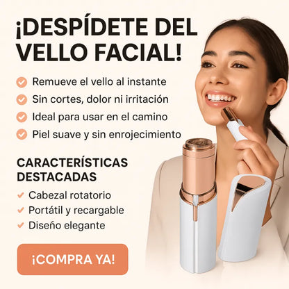 Depilador Facial Flawless® | ¡Libre de vellos al instante!