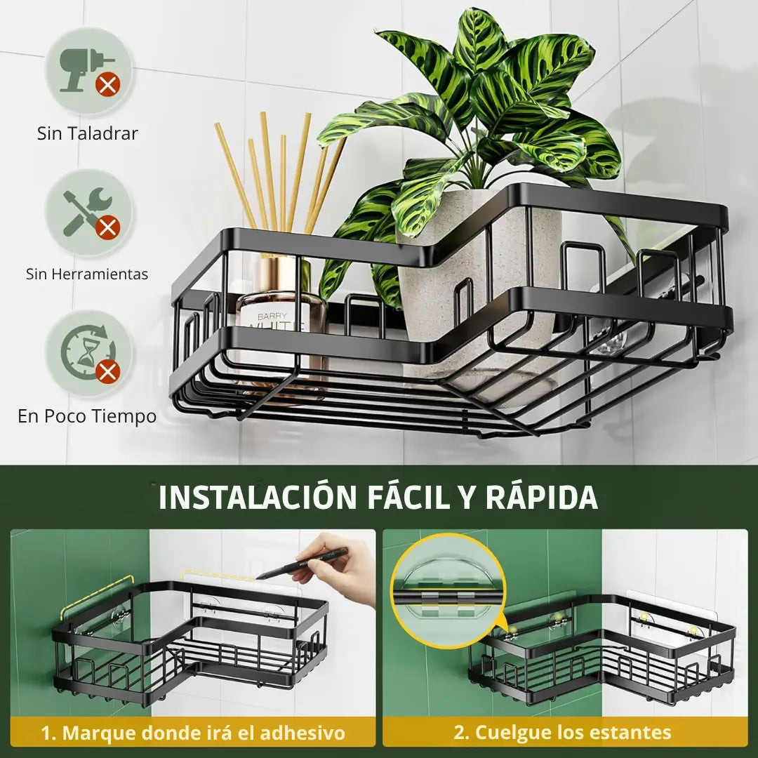 Set de Esquineros Adhesivos | Orden sin perforar tu pared