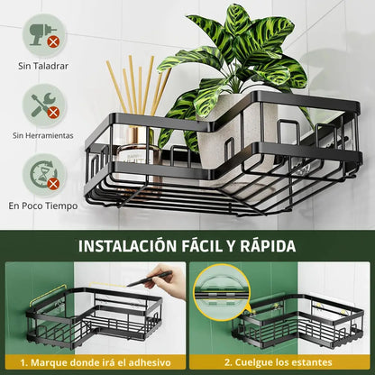 Set de Esquineros Adhesivos | Orden sin perforar tu pared