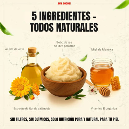 EVIL GOODS | SEBO DE RES 100% NATURAL (PRODUCTO IMPORTADO)