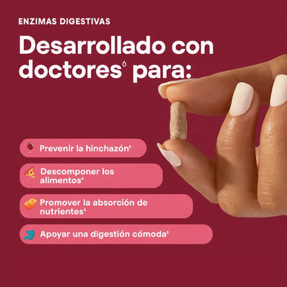 Enzimas Digestivas con Probióticos