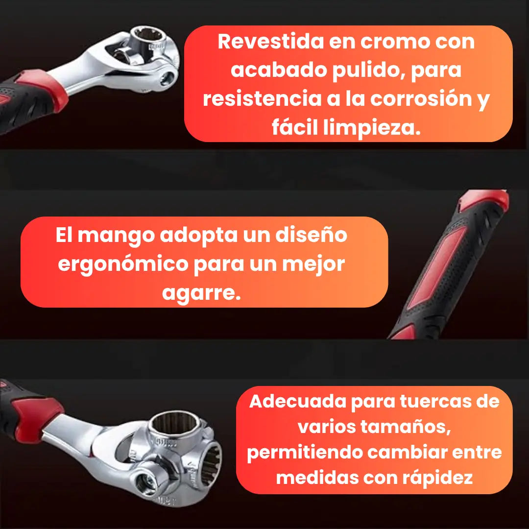 Llave Universal 48 en 1 | Una sola herramienta para todo 🔧