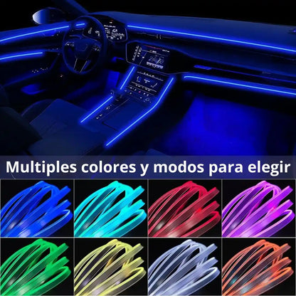 GlowLine® – Luces LED para Carro (Iluminación Interior Premium en Minutos)
