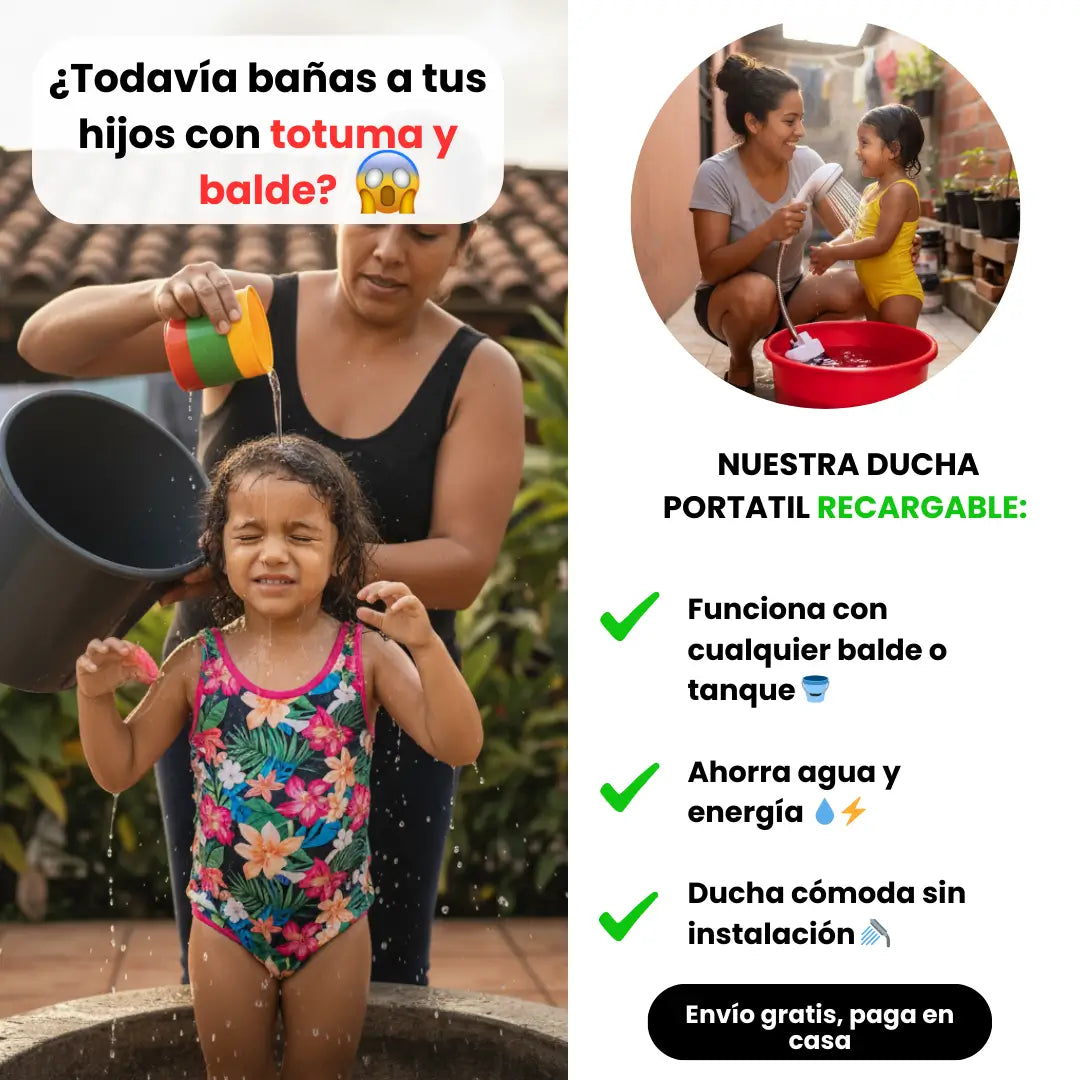 Ducha Portátil Recargable