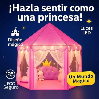 MagicCastle® – Castillo de princesas + Luces led