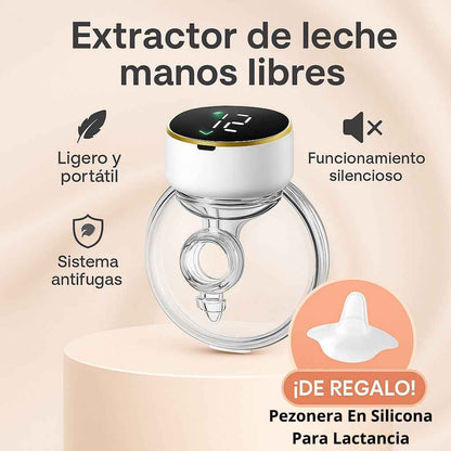 MilkEase® Extractor de Leche Portátil + pezonera de regalo