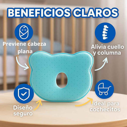 DreamHead® – Almohada ergonómica para prevenir cabeza plana