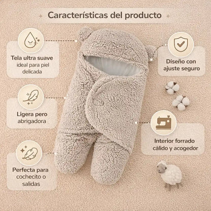 WombHug® – Manta Envolvente Sensorial | El abrazo que ayuda a tu bebé a descansar