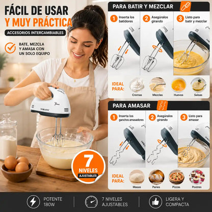 MixPro™ Batidora Multifuncional Sokany | Potencia Compacta Para Tus Recetas Favoritas
