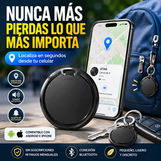 OTAG® Localizador Inteligente GPS Bluetooth | Encuentra tus objetos importantes en segundos