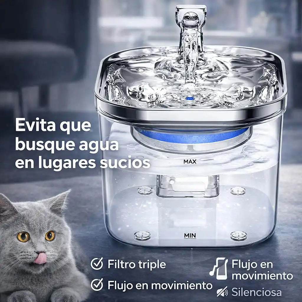 HydroFlow™ | Sistema Inteligente de Hidratación para Mascotas