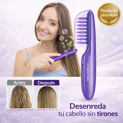 SmoothBrush™ | Cepillo Desenredador Eléctrico Sin Tirones
