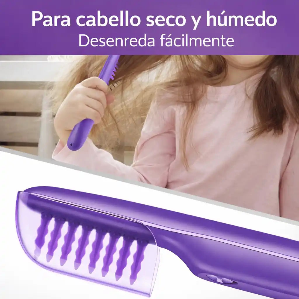 SmoothBrush™ | Cepillo Desenredador Eléctrico Sin Tirones