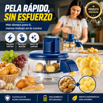 Peelix® Peladora Eléctrica de Alimentos | Pela rápido y sin esfuerzo
