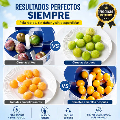 Peelix® Peladora Eléctrica de Alimentos | Pela rápido y sin esfuerzo