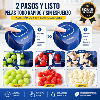 Peelix® Peladora Eléctrica de Alimentos | Pela rápido y sin esfuerzo